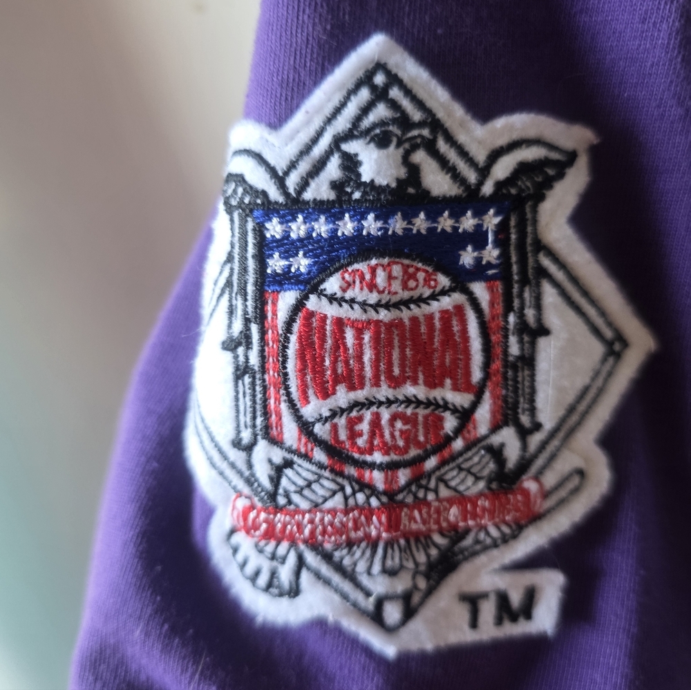 Vintage Starter Colorado Rockies Purple MLB Jersey – 90s Y2K Streetwear Fit S/M - Picture 4 of 10